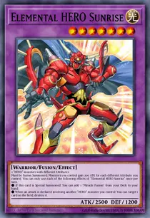Elemental HERO Sunrise (LED6-EN012)