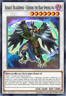 Assault Blackwing - Chidori the Rain Sprinkling (SHVI-EN051)