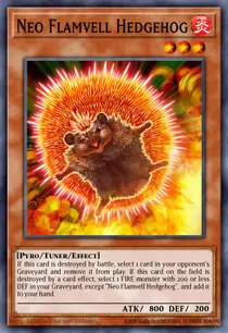 Neo Flamvell Hedgehog (HAC1-EN070)