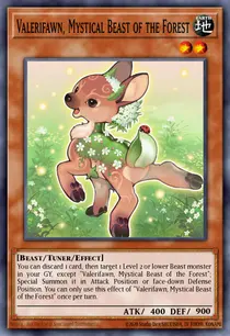 Valerifawn, Mystical Beast of the Forest (NECH-EN038)