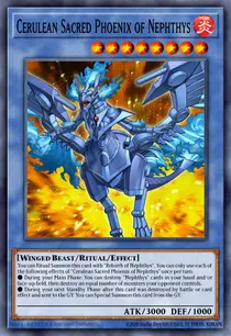 Cerulean Sacred Phoenix of Nephthys (HISU-EN006)