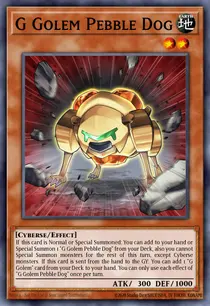 G Golem Pebble Dog (BLCR-EN041)