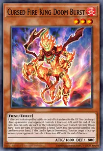 Cursed Fire King Doom Burst (MP25-EN436)