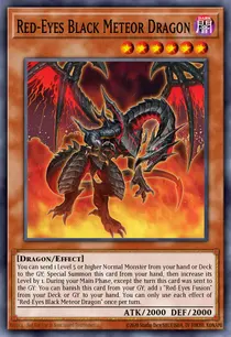 Red-Eyes Black Meteor Dragon (MAMO-EN049)