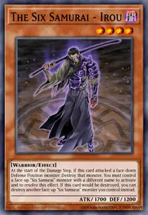 The Six Samurai - Irou (GLD2-EN022)