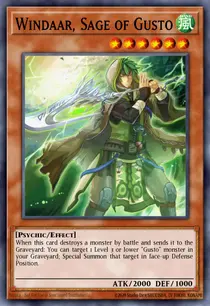 Windaar, Sage of Gusto (DT05-EN075)