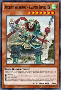 Ancient Warriors - Valiant Zhang De (IGAS-EN013)