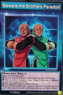 Beware the Brothers Paradox! (SGX2-ENS09)