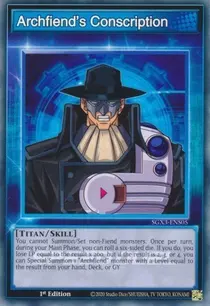Archfiend's Conscription (SGX3-ENS05)