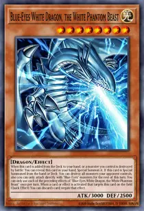 Blue-Eyes White Dragon, the White Phantom Beast (MAMS-EN001)