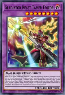 Gladiator Beast Tamer Editor (MZTM-EN086)
