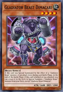 Gladiator Beast Dimacari (GLAS-EN023)