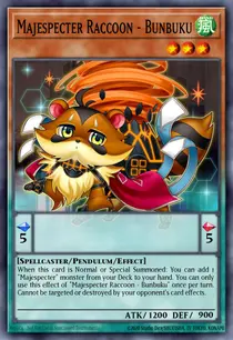 Majespecter Raccoon - Bunbuku (MP16-EN126)