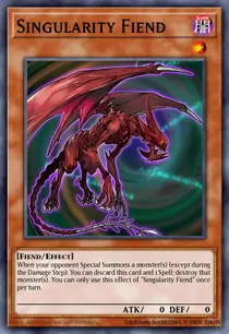 Carta Singularity Fiend, MZTM-EN042