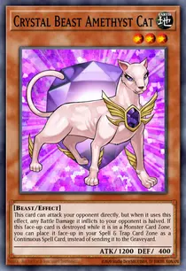 Crystal Beast Amethyst Cat (DP07-EN002)