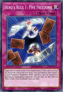Hero's Rule 1: Five Freedoms (MZMU-EN027)