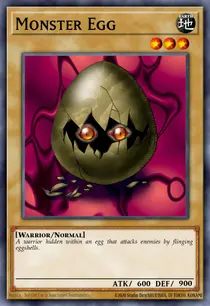 Carta Monster Egg, LOB-EN017