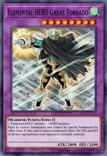 Elemental HERO Great Tornado (SDHS-EN045)
