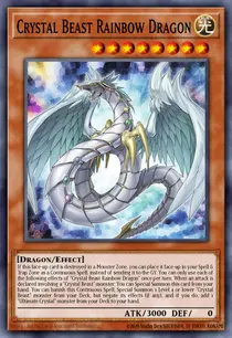 Crystal Beast Rainbow Dragon (SDCB-EN044)