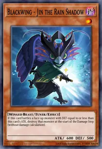 Blackwing - Jin the Rain Shadow (EXVC-EN096)