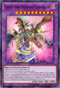 Starving Venom Predapower Fusion Dragon (MP23-EN081)