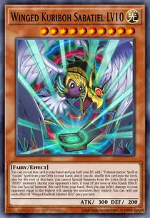 Winged Kuriboh Sabatiel LV10 (MAMO-EN006)