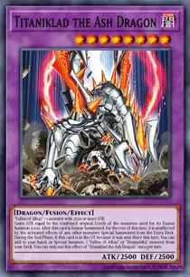 Titaniklad the Ash Dragon (SDAZ-EN043)