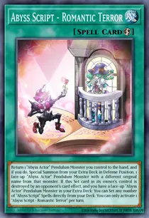 Abyss Script - Romantic Terror (LED3-EN047)