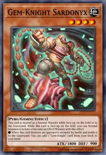 Gem-Knight Sardonyx (DT07-EN014)