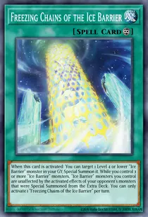Freezing Chains of the Ice Barrier (SDFC-EN028)
