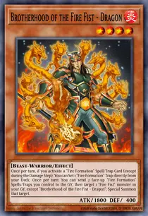 Brotherhood of the Fire Fist - Dragon (CBLZ-EN025)