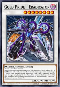 Carta Gold Pride - Eradicator, LEDE-EN041