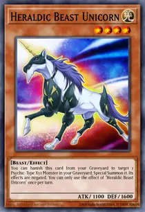Heraldic Beast Unicorn (CBLZ-EN016)