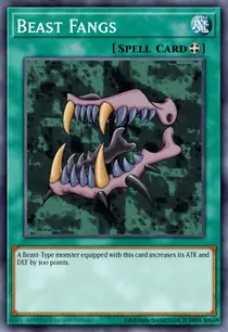 Carta Beast Fangs, LOB-EN041