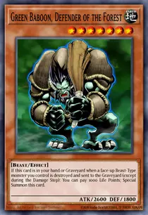 Green Baboon, Defender of the Forest (DT03-EN057)