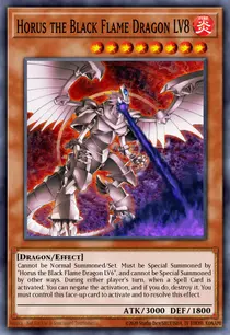 Horus the Black Flame Dragon LV8 (DR3-EN008)