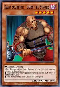 Dark Scorpion - Gorg the Strong (DR1-EN222)