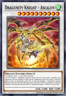 Carta Dragunity Knight - Ascalon, BLGG-EN091