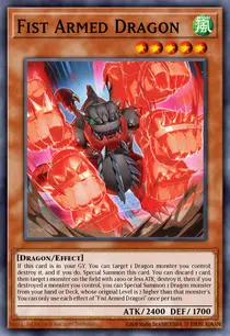 Carta Fist Armed Dragon, BPRO-EN028