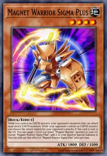 Carta Magnet Warrior Sigma Plus, BPRO-EN005