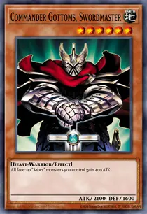 Commander Gottoms, Swordmaster (DT01-EN022)