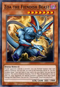 Zoa the Fiendish Beast (ROTA-EN007)