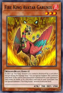 Fire King Avatar Garunix (SR14-EN004)