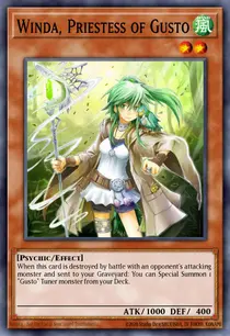 Winda, Priestess of Gusto (DT05-EN073)