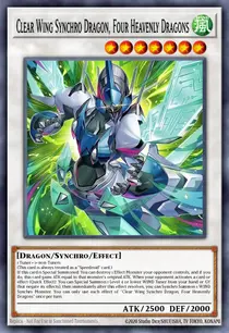 Clear Wing Synchro Dragon, Four Heavenly Dragons (MAMS-EN014)