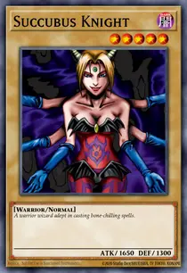 Carta Succubus Knight, LOB-EN117