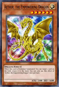 Aether, the Empowering Dragon (YS14-EN011)