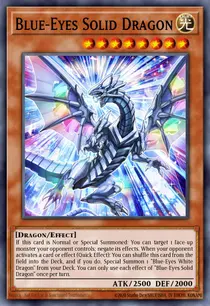 Blue-Eyes Solid Dragon (LED3-EN002)