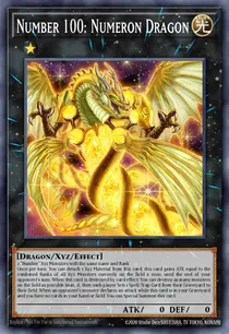 Carta Number 100: Numeron Dragon, RA01-EN039