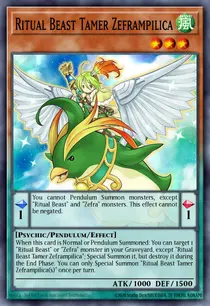 Ritual Beast Tamer Zeframpilica (PEVO-EN048)